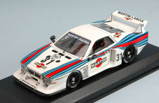 SCALE MODEL COMPATIBLE WITH LANCIA BETA MARTINI N.31 10th NURBURGRING 1981 PESCAROLO-DE CESARIS 1:43 BEST MODEL BT9230