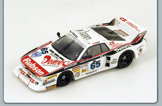 SCALE MODEL COMPATIBLE WITH LANCIA BETA MONTE CARLO N.65 22th LM 1982 GIUDICI-PERRIER-SALAM 1:43 SPARK MODEL S1387