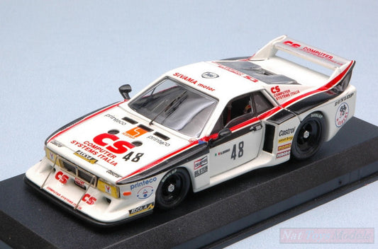 SCALE MODEL COMPATIBLE WITH LANCIA BETA MONTECARLO N.48 10th 6H SILVERSTONE CRAWFORD-CASTELLANO 1:43 BEST MODEL BT9656