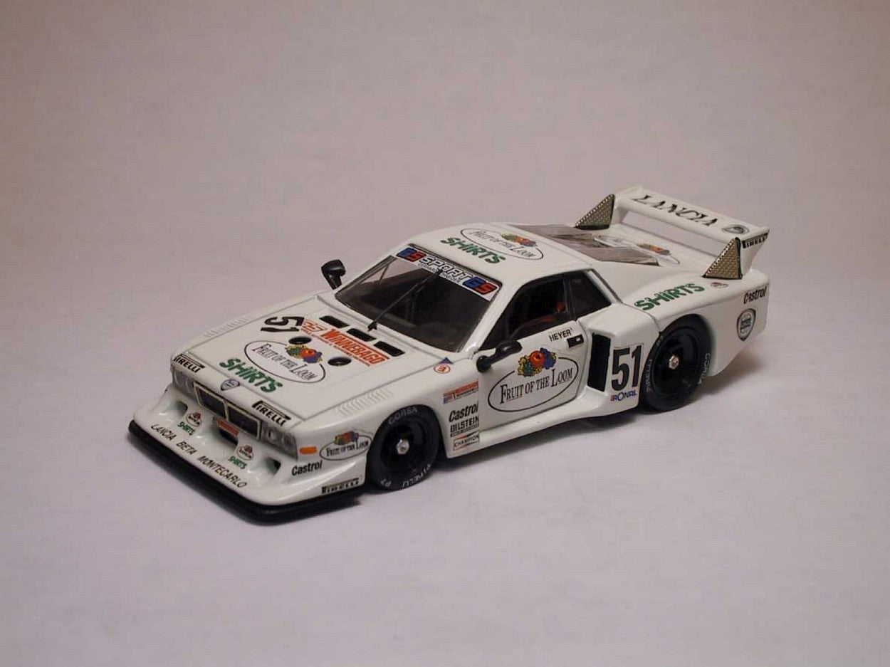 SCALE MODEL COMPATIBLE WITH LANCIA BETA MONTECARLO N.51 2nd ZOLDER 1980 H.HEIER 1:43 BEST MODEL BT9197