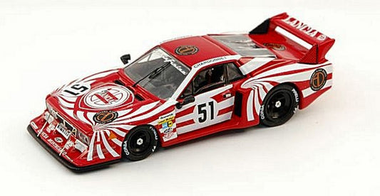 MODELLINO IN SCALA COMPATIBILE CON LANCIA BETA MONTECARLO N.51 DNF LM 1980 DARNICHE-FABI-HEYER 1:43 BEST MODEL BT9302