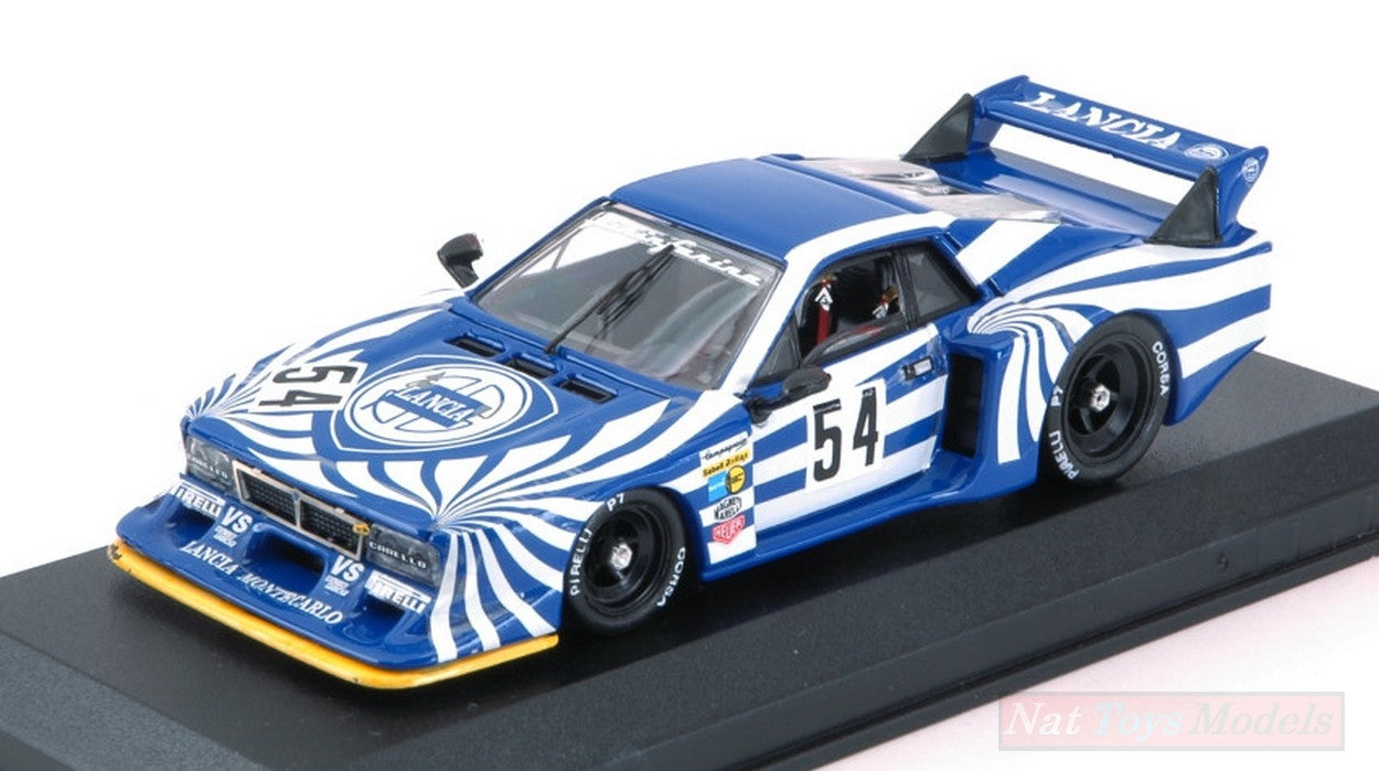 MODELE REDUIT COMPATIBLE AVEC LANCIA BETA MONTECARLO N.54 4ème 6 H SILVERSTONE 1980 ROHRL-ALBORETO 1:43 MEILLEUR MODELE BT9755