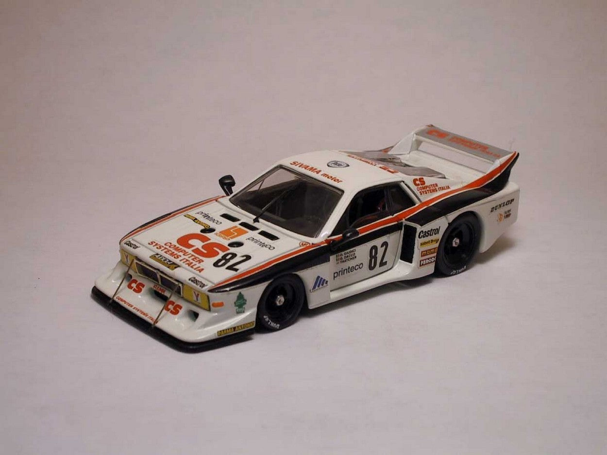 MODELLINO IN SCALA COMPATIBILE CON LANCIA BETA MONTECARLO N.82 MONZA 1982 DACCO -GIUDICI-THATCHER 1:43 BEST MODEL BT9192