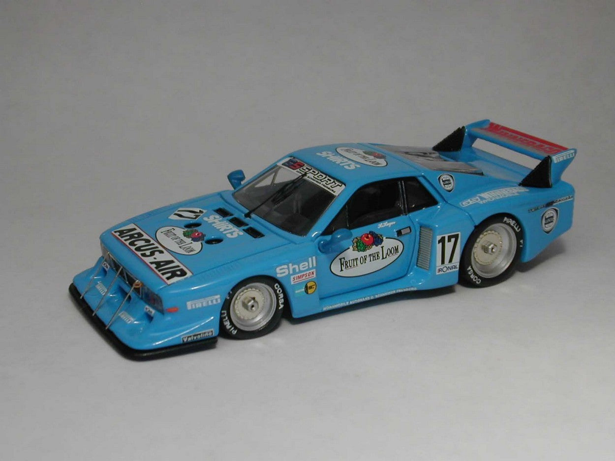 MODELLINO IN SCALA COMPATIBILE CON LANCIA BETA MONTEC.N.17 4th 1000 KM NURBURGRING 1981 HEYER-GHINZANI 1:43 BEST MODEL BT9234