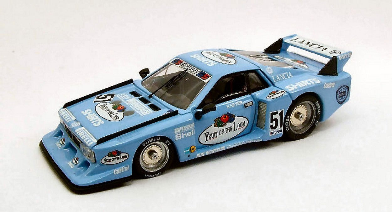 MODELLINO IN SCALA COMPATIBILE CON LANCIA BETA N.51 WINNER HOCKENHEIM DRM 1980 H.HEYER 1:43 BEST MODEL BT9420