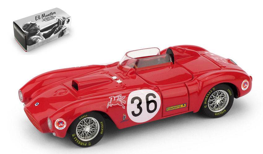 SCALE MODEL COMPATIBLE WITH LANCIA D 24 N.36 CARRERA MEXICO 1953 JMFANGIO 1:43 BRUMM BM0205