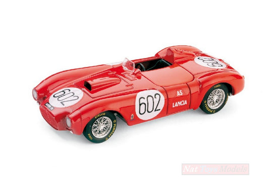 SCALE MODEL COMPATIBLE WITH LANCIA D 24 N.602 WINNER MILLE MIGLIA 1954 A.ASCARI 1:43 BRUMM BM0204