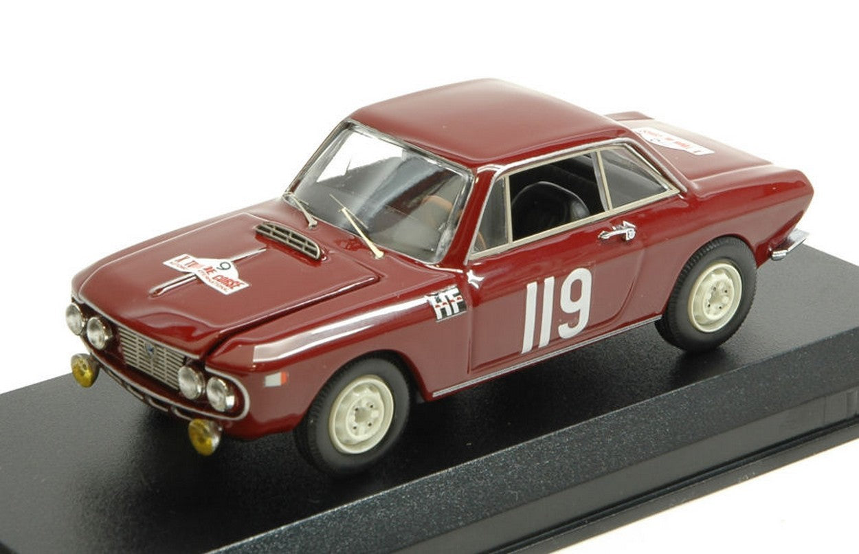 MODELLINO IN SCALA COMPATIBILE CON LANCIA FULVIA 1.2 N.119 8th TOUR DE CORSE 1965 L.CELLA-S.GANAMERA 1:43 BEST MODEL BT9638