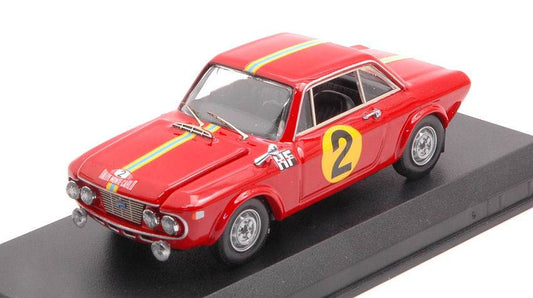 MODELLINO IN SCALA COMPATIBILE CON LANCIA FULVIA 1.3 COUPE' HF N.2 MONTE CARLO 1967 MUNARI-HARRIS 1:43 BEST MODEL BT9818