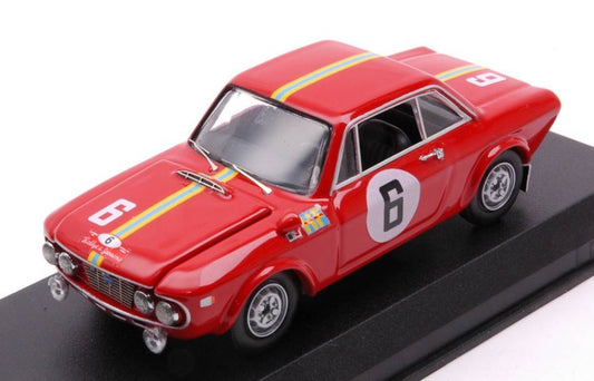 SCALE MODEL COMPATIBLE WITH LANCIA FULVIA 1.3 COUPE' HF N.6 WINNER SANREMO RALLY 1969 KALLSTROM-HAGG BEST MODEL BT9842