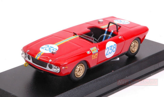 MODELE REDUIT COMPATIBLE AVEC LANCIA FULVIA F&amp;M HF N.238 9ème T.FLORIO 1969 S.MUNARI-R.AALTONEN 1:43 MEILLEUR MODELE BT9698