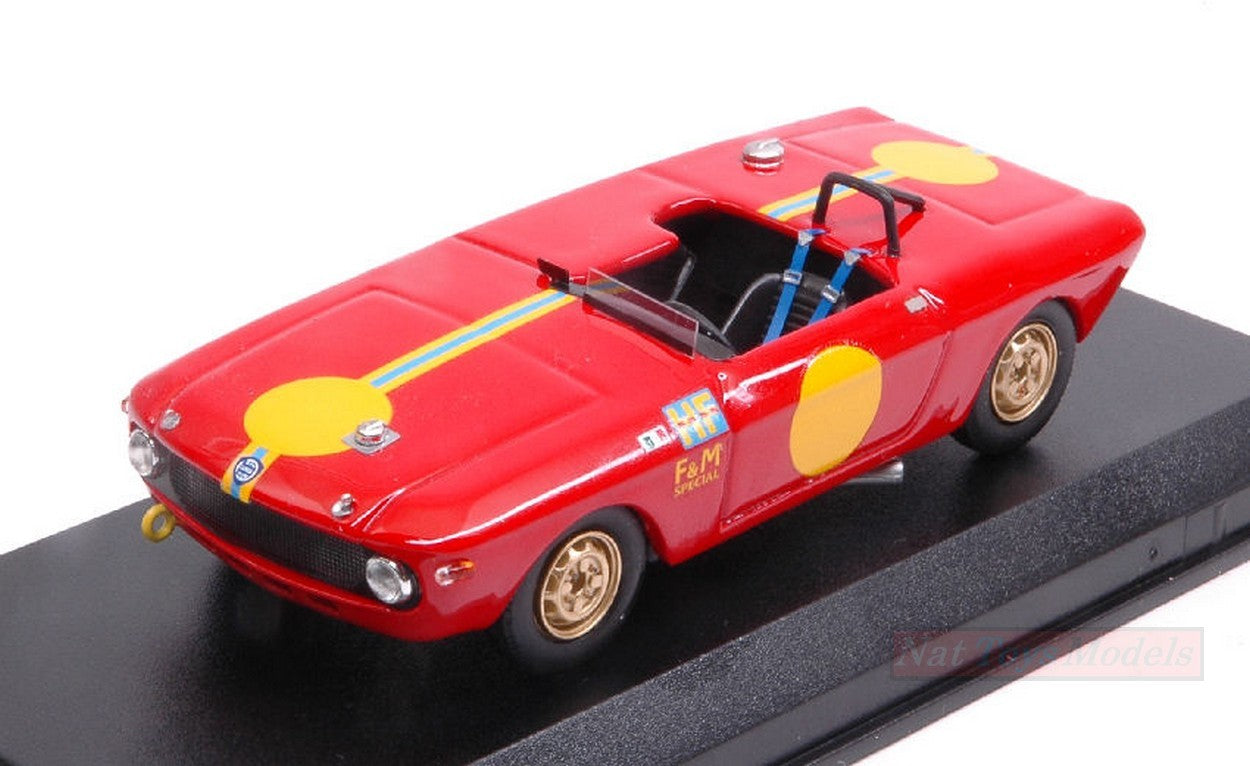 SCALE MODEL COMPATIBLE WITH LANCIA FULVIA F&amp;M SPECIAL HF PROVA 1967 1:43 BEST MODEL BT9694