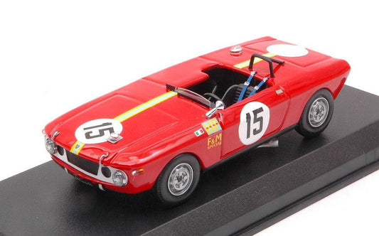 SCALE MODEL COMPATIBLE WITH LANCIA FULVIA F&amp;M SP.HF N.15 GPMUGELLO 1969 SANDRO MUNARI 1:43 BEST MODEL BT9813