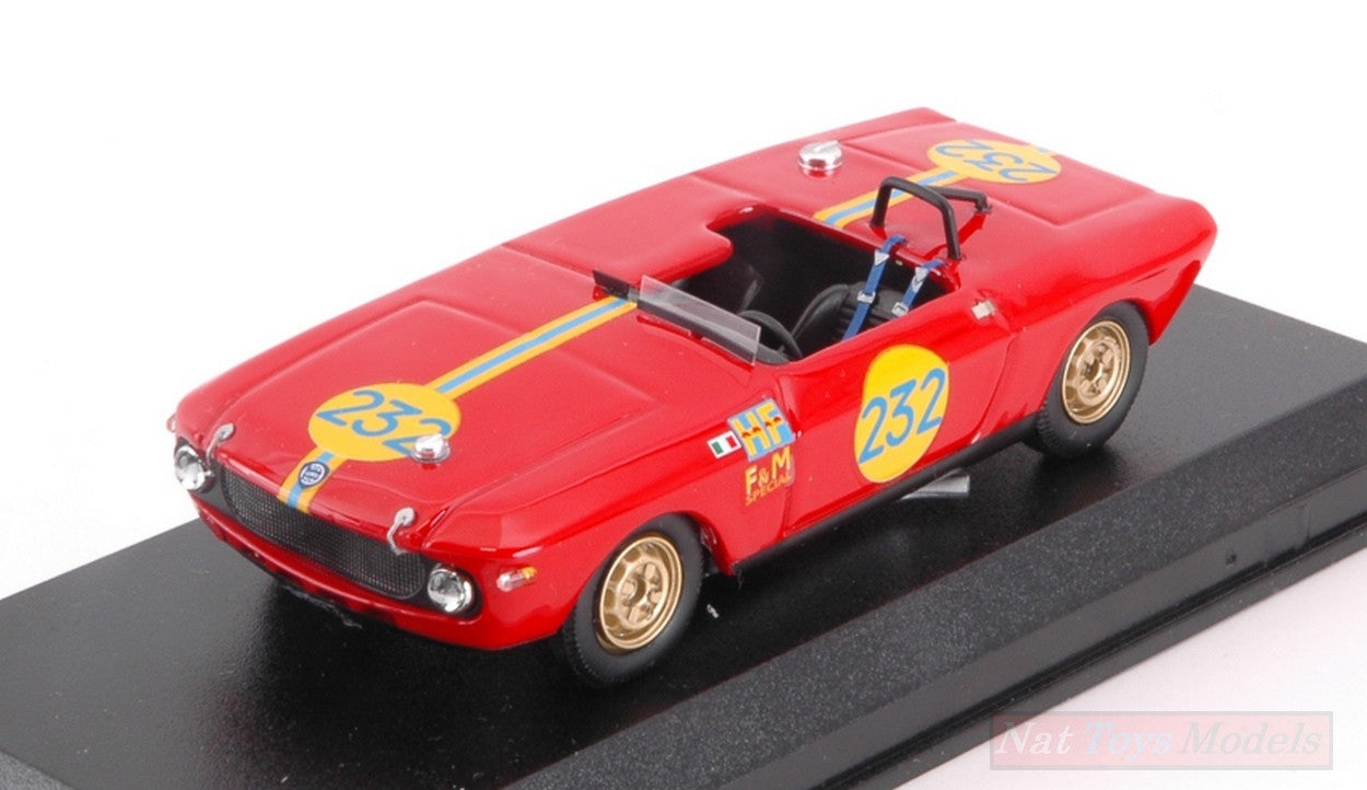 MODELLINO IN SCALA COMPATIBILE CON LANCIA FULVIA F&M SP.HF N.232 RET.TARGA FLORIO 1969 MAGLIOLI-PINTO 1:43 BEST MODEL BT9743