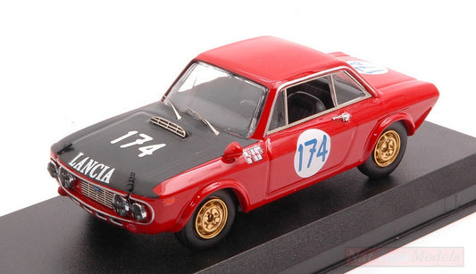 MODELLINO IN SCALA COMPATIBILE CON LANCIA FULVIA HF N.174 WINNER CL.TARGA FLORIO 1970 MUNARI-MAGLIOLI 1:43 BEST MODEL BT9778