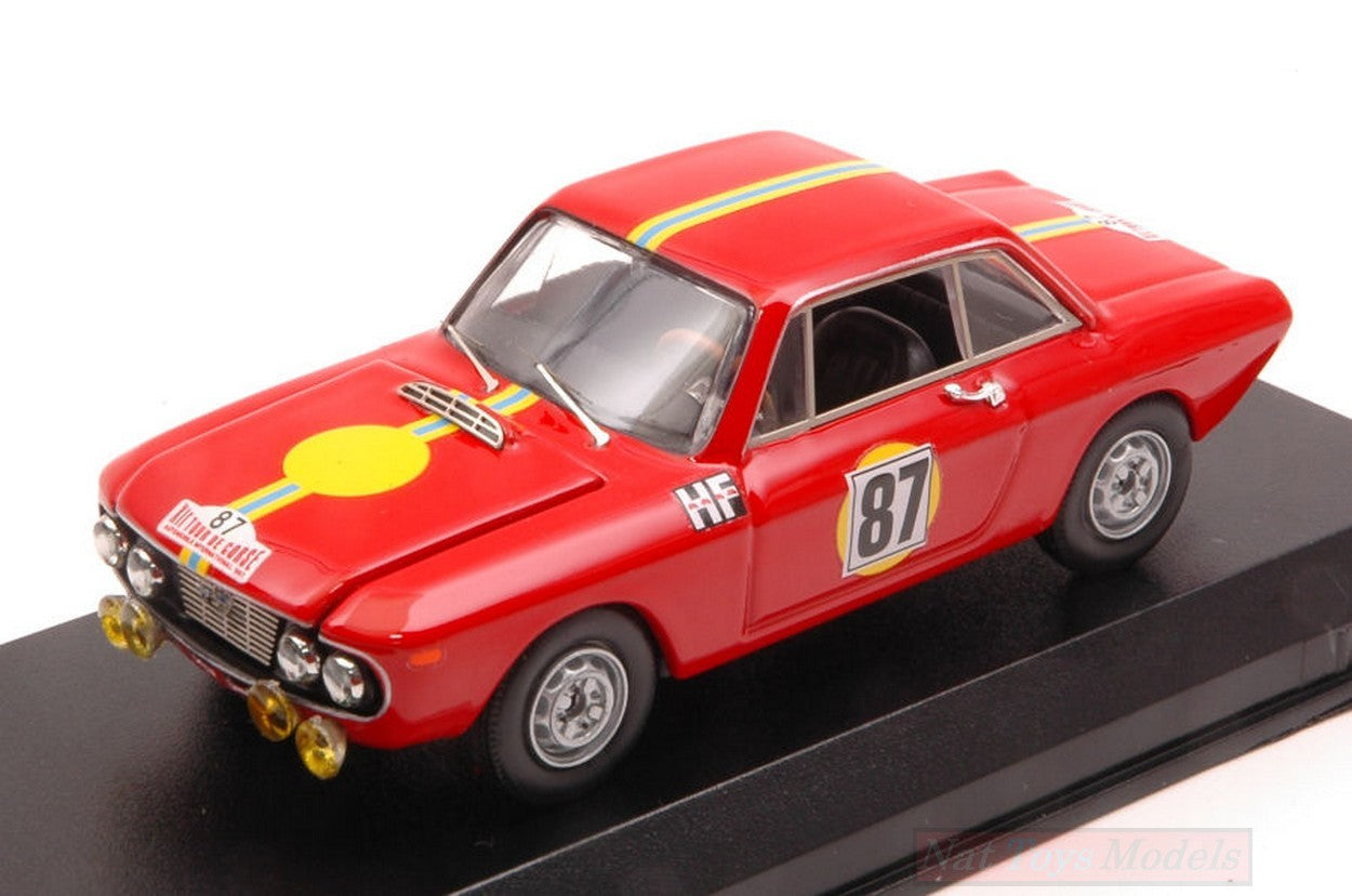 MODELLINO IN SCALA COMPATIBILE CON LANCIA FULVIA HF N.87 WINNER T.DE CORSE 1967 S.MUNARI-L.LOMBARDINI 1:43 BEST MODEL BT9659