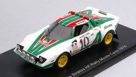 MODELLINO IN SCALA COMPATIBILE CON LANCIA STRATOS HF N.10 MONTE CARLO 1976 S.MUNARI-S.MAIGA 1:43 SPARK MODEL S9082