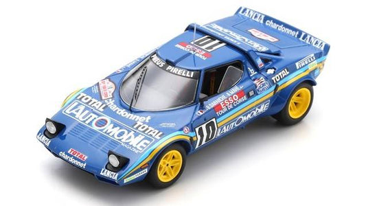 MODELLINO IN SCALA COMPATIBILE CON LANCIA STRATOS HF N.10 WINNER TOUR DE CORSE 1981 B.DARNICHE-A.MAHE 1:43 SPARK MODEL S9099