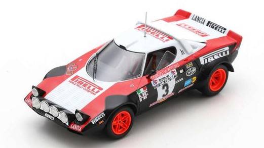 MODELLINO IN SCALA COMPATIBILE CON LANCIA STRATOS HF N.3 CHAMP.EUROPE RALLYES 1978 CARELLO-PERISSINOT 1:43 SPARK MODEL S9093