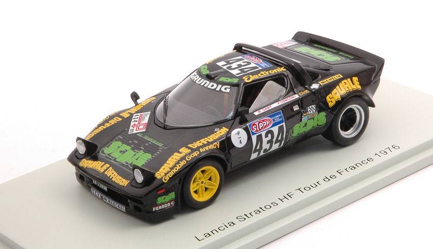 MODELLINO IN SCALA COMPATIBILE CON LANCIA STRATOS HF N.434 TOUR DE FRANCE 1976 BRUNO SABY-F.CONCONI 1:43 SPARK MODEL S9088