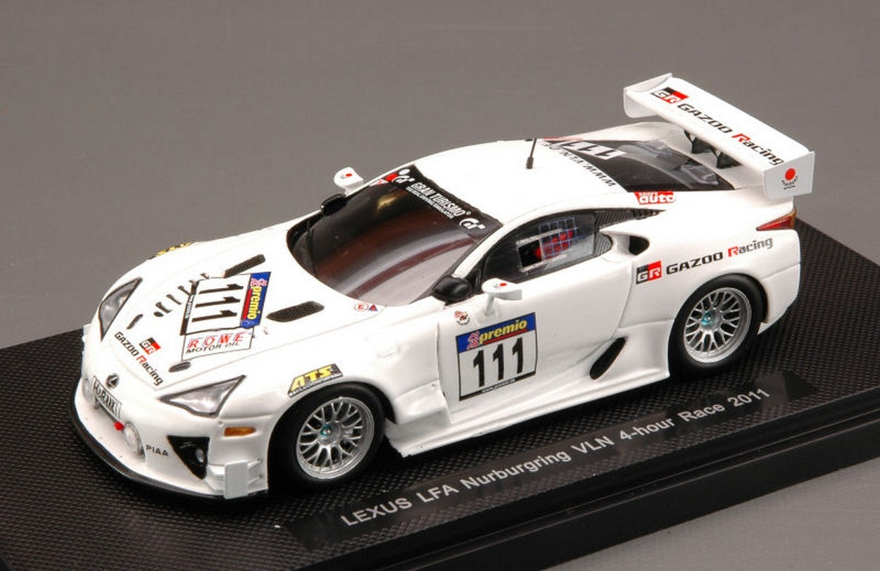 SCALE MODEL COMPATIBLE WITH LEXUS LFA N.111 NURBURGRING VLN RACE 2011 1:43 EBBRO EB44629