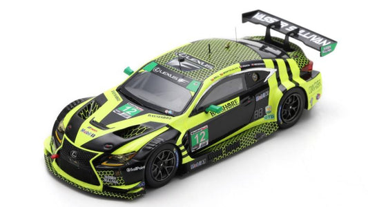 MODELLINO IN SCALA COMPATIBILE CON LEXUS RC F GT3 N.12 24 H DAYTONA 2021 MEGENNIS-VEACH-BELL-MONTECALVO SPARK MODEL US287