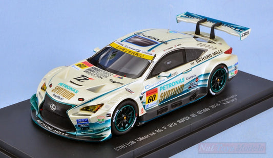 MODELLINO IN SCALA COMPATIBILE CON LEXUS RC F GT3 N.60 3rd THAILAND SUPER GT300 2018 YOSHIMOTO-MIYATA 1:43 EBBRO EB45650