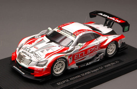 SCALE MODEL COMPATIBLE WITH LEXUS SC430 N.25 ECLIPSE ADVAN SUPER GT 08 1:43 EBBRO EB44056