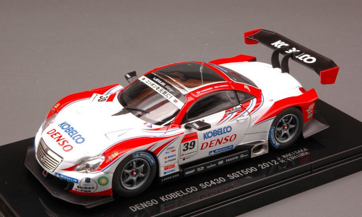 SCALE MODEL COMPATIBLE WITH LEXUS SC430 N.39 SUPER GT500 2012 WAKISAKA-ISHIURA 1:43 EBBRO EB44739