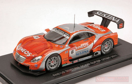 SCALE MODEL COMPATIBLE WITH LEXUS SC430 N.6 SUPER GT 2011 1:43 EBBRO EB44550