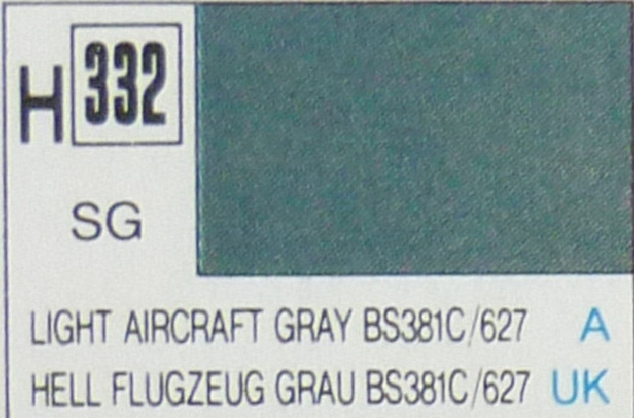 COLORI MODELLISMO LIGHT AIRCRAFT GRAY SEMI-GLOSS ml 10 Pz.6 GUNZE GU0332