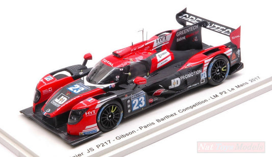 MODELLINO IN SCALA COMPATIBILE CON LIGIER JS P217 GIBSON N.23 DNF LM 2017 BARTHEZ-BURET-BERTHON 1:43 SPARK MODEL S5810