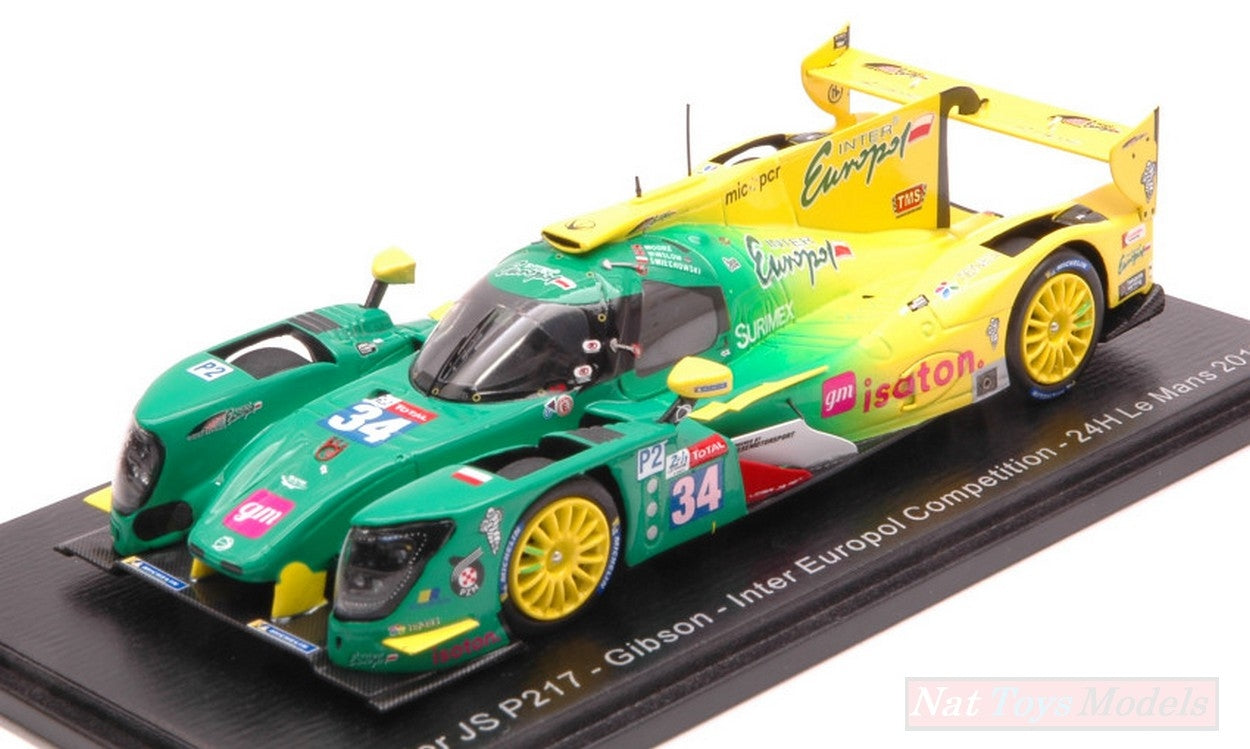 SCALE MODEL COMPATIBLE WITH LIGIER JS P217 GIBSON N.34 J.SMIECHOWSKI-J.WINSLOW-N.MOORE 1:43 SPARK MODEL S7918