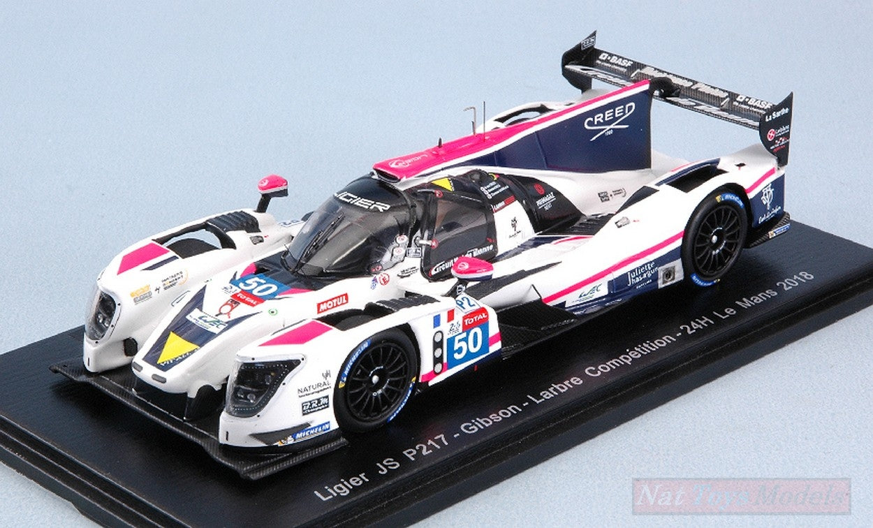 SCALE MODEL COMPATIBLE WITH LIGIER JS P217 N.50 35th LM 2018 E.CREED-R.RICCI-T.DAGONEAU 1:43 SPARK MODEL S7029