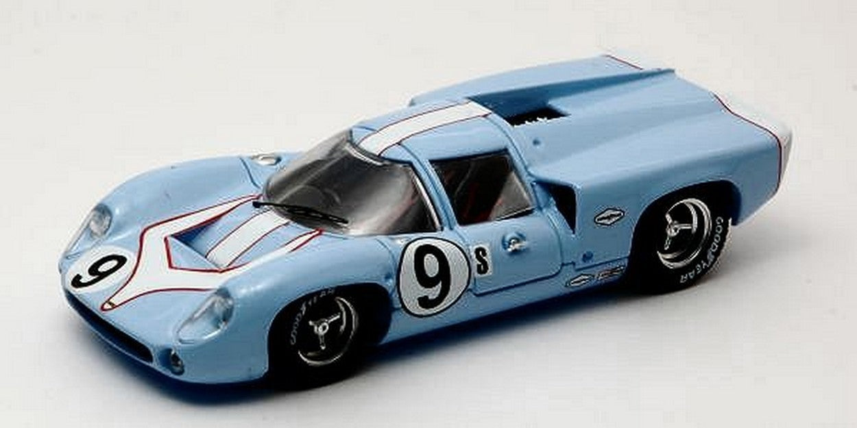 MODELLINO IN SCALA COMPATIBILE CON LOLA T 70 COUPE N.9 DNF 12 H SEBRING 1968 PATRICK-JORDAN 1:43 BEST MODEL BT9310