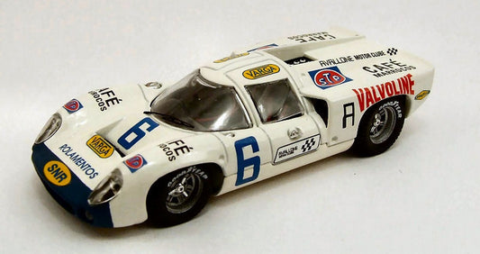 MODELLINO IN SCALA COMPATIBILE CON LOLA T70 COUPE N.6 6th GP TARUMA 1971 A.C.AVALLONE 1:43 BEST MODEL BT9397