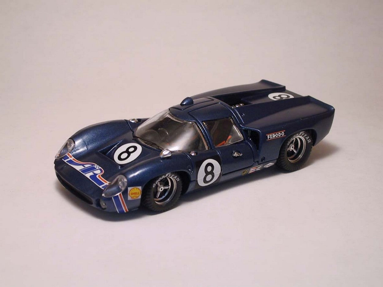 MODELLINO IN SCALA COMPATIBILE CON LOLA T70 COUPE N.8 2nd DAYTONA 1969 E.LESLIE-L.MOTSCHENBACHER 1:43 BEST MODEL BT9223