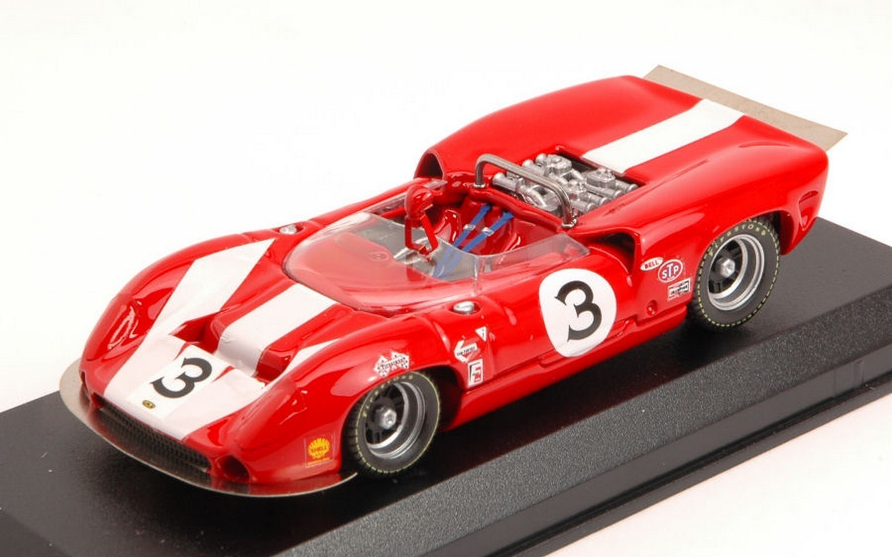 SCALE MODEL COMPATIBLE WITH LOLA T70 MK.2 N.3 WINNER CAN-AM ST.JOVITE 1966 J.SURTEES 1:43 BEST MODEL BT9633