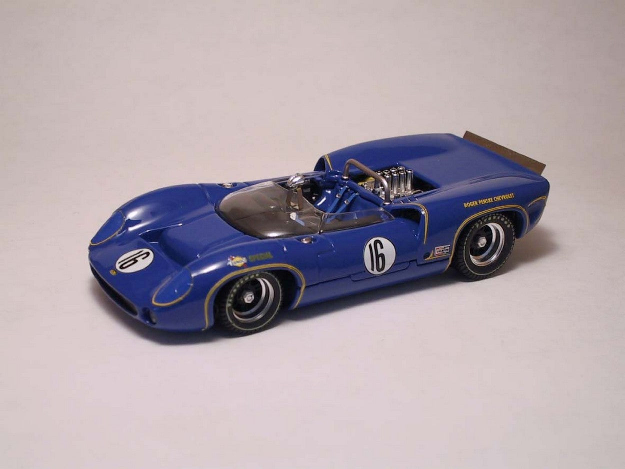 MODELLINO IN SCALA COMPATIBILE CON LOLA T70 SPYDER N.16 DNF CAN-AM ST.JOVITE 1966 M.DONOHUE 1:43 BEST MODEL BT9214