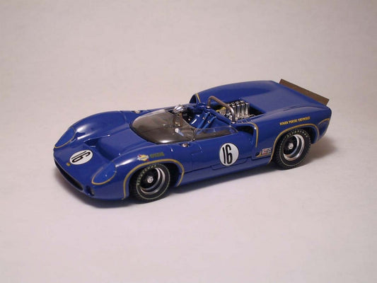 MODELLINO IN SCALA COMPATIBILE CON LOLA T70 SPYDER N.16 DNF CAN-AM ST.JOVITE 1966 M.DONOHUE 1:43 BEST MODEL BT9214