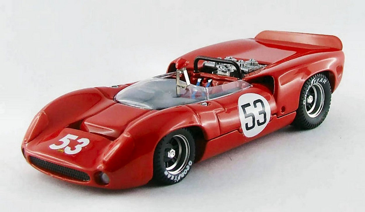 MODELLINO IN SCALA COMPATIBILE CON LOLA T70 SPYDER N.53 10th CAN-AM LAGUNA SECA 1966 H.DIBLEY 1:43 BEST MODEL BT9512