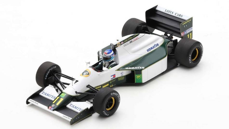 SCALE MODEL COMPATIBLE WITH LOTUS 102B MIKA HAKKINEN 1991 N.11 MONACO GP 1:18 SPARK MODEL 18S415