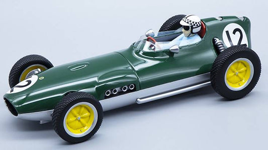 SCALE MODEL COMPATIBLE WITH LOTUS 16 CHAMPIONSHIP N.12 DUTCH GP 1959 INNES IRELAND W/DRIVER 1:18 TECNOMODEL TMD18123A1