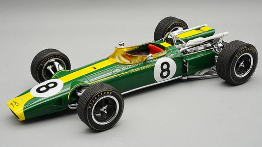 MODÈLE RÉDUIT COMPATIBLE AVEC LOTUS 43 GP D'AFRIQUE DU SUD 1967 GRAHAM HILL 1:18 TECNOMODEL TMD18188C