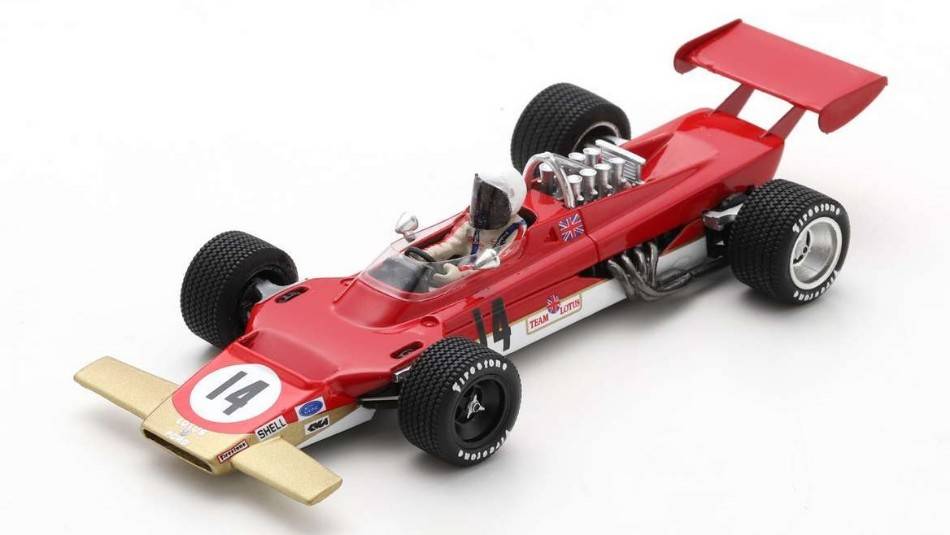 SCALE MODEL COMPATIBLE WITH LOTUS 63 JOHN MILES 1969 N.14 FRENCH GP 1:43 SPARK MODEL S6352