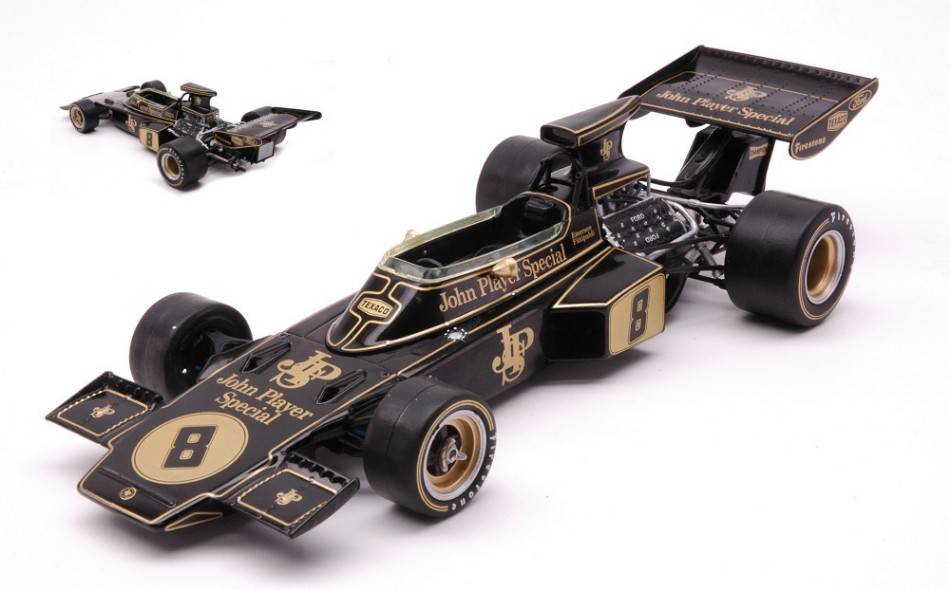 SCALE MODEL COMPATIBLE WITH LOTUS 72D N.8 GP GREAT BRITAIN 1972FITTIPALDI 1:24 IXO MODEL 24F003