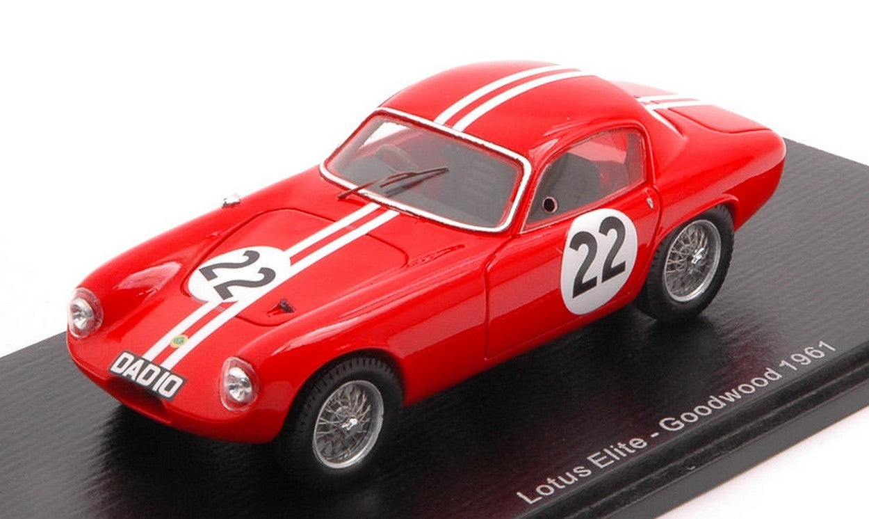 SCALE MODEL COMPATIBLE WITH LOTUS ELITE N.22 GOODWOOD 1961 LES LESTON 1:43 SPARK MODEL S8216