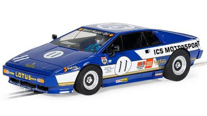 MODELLINO IN SCALA COMPATIBILE CON LOTUS ESPRIT S1 SILVERSTONE 1981 GERRY MARSHALL SLOT 1:32 SCALEXTRIC C4352