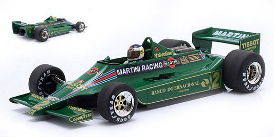 SCALE MODEL COMPATIBLE WITH LOTUS FORD 79 F1 TEAM LOTUS MARTINI N.2 ARGENTINA 1979 REUTEMANN 1:18 MODELCARGROUP MCG18621