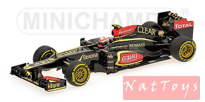 modellino IN SCALA COMPATIBILE CON LOTUS R.GROSJEAN 2013 1:43 MINICHAMPS PM410130008